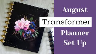 August Planner Set-Up//My First Transformer Planner//Classic Happy Planner