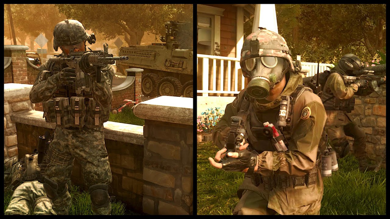 Mw2 Rangers Gunner Modern Warfare 2 Remastered - US Army Rangers VS Spetsnaz - NPC Wars ...