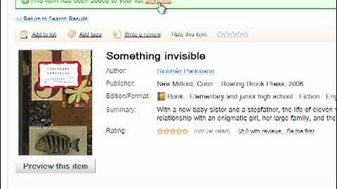 Using Lists in WorldCat
