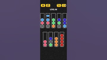 Ball sort puzzle level 66 || mobile game