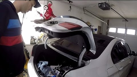 BimmerTech Power Trunk Kit installation in a BMW F30 [Updated – new version linked below]