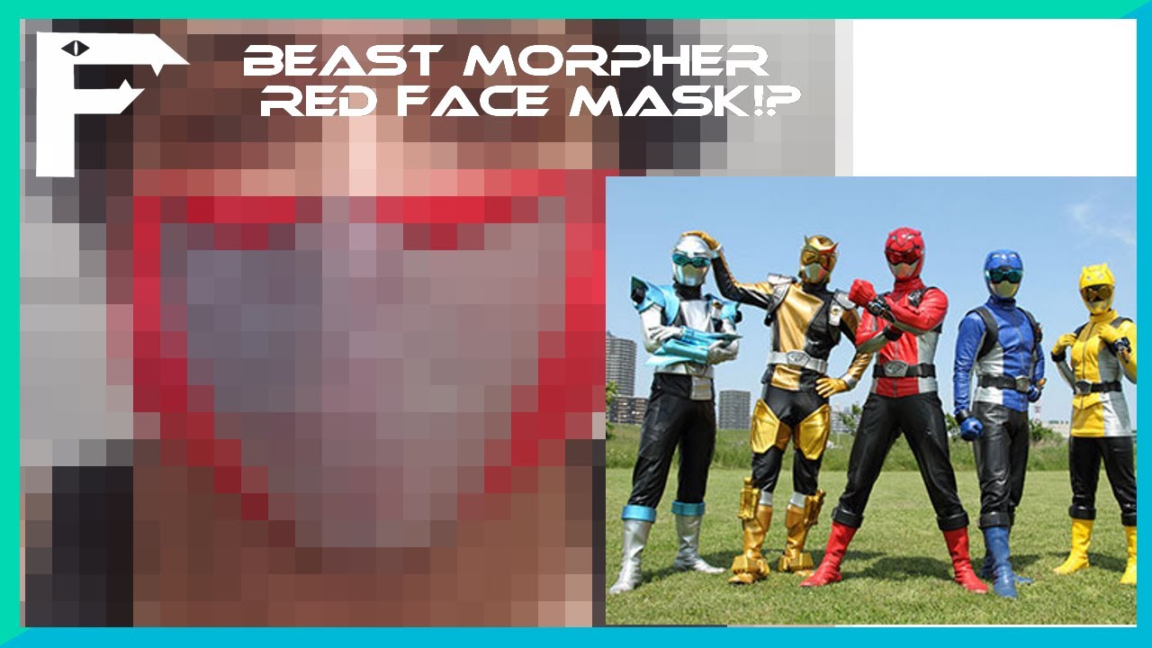I Made a Power Ranger Beast Morpher Red Face Mask || Fennec Foxy