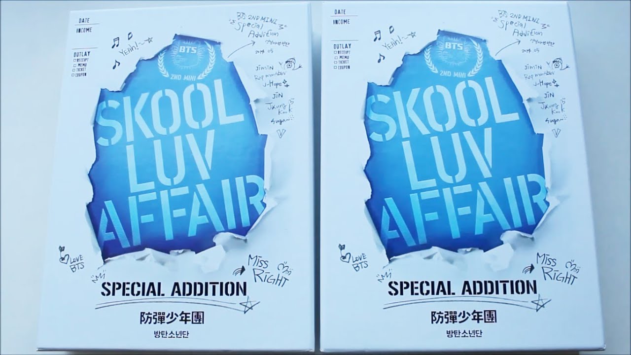 Unboxing BTS Skool Luv Affair Special Addition