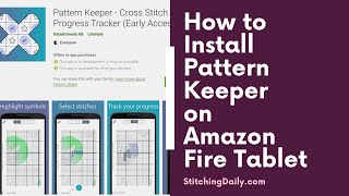 How to Install Pattern Keeper on Amazon Fire Tablet for Cross Stitch screenshot 5