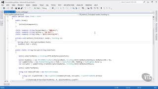 Programming in C# - Exam 70-483 - 91   Encrypting and Decrypting Data Streams