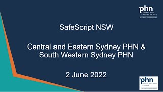 SafeScript NSW (Real Time Prescription Monitoring) is here - 2 June 2022