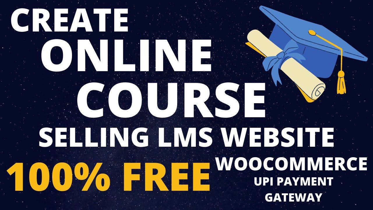 How to create FREE online Course, LMS, Educational website with ...