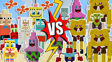 CURSED 3D SpongeBob vs SpongeBob Bikini Bottom ADDON