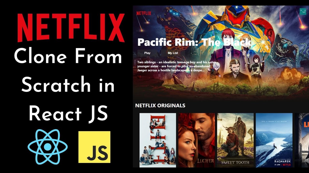 Build Netflix Clone App with React JS | React JS Netflix Clone