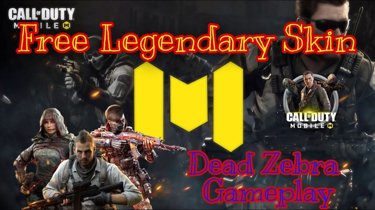 Free Great Skin (Dead Zebra) Season 8 CODM YouTube