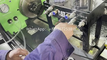 NANTAI NTS825A TEST BENCH CAT HEUI C7 C9 C-9 3126 INJECTOR TESTING