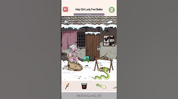 Tricky Minds: Brainy Puzzle - Level. - 26 - Help old lady feel better.