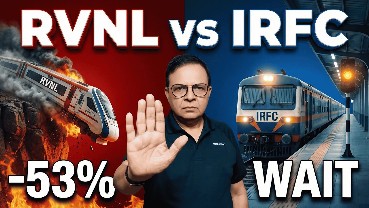 Railway Stocks Analysis: RVNL vs IRFC | Hybrid Analysis & Chart Levels (2025)