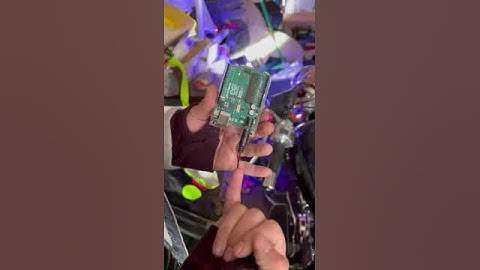 demonstration of  arduino wired to motorcycle