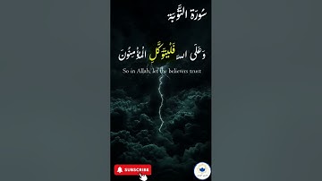 اكتب شيء تؤجر عليه 🤍 🤲🏻 #quran #اسلام #قرآن #راحة_نفسية #سورة_التوبة