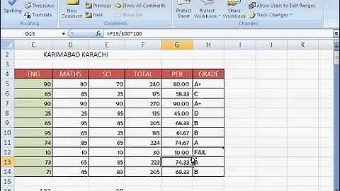 MS Excel Tutorial Urdu Part 11 By Irfan Wazir Ali