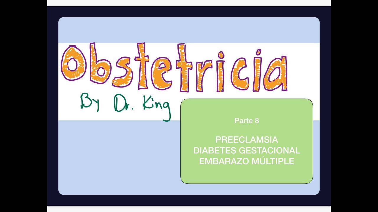 Rumbo el ENARM: Obstetricia pt.8 Complicaciones metabólicas del embarazo