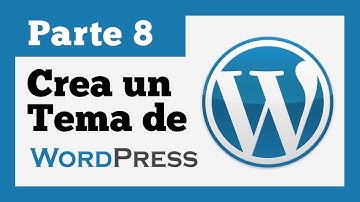 Crea un Tema de WordPress: Parte 8 - Añadir soporte para menu y Widgets
