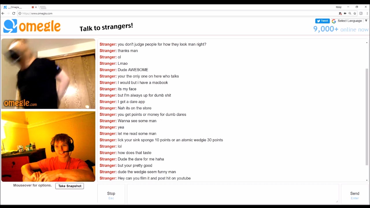 omegle wedgie - YouTube