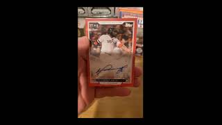 Celebrity Topps Baseball Jeter Collection Break - Red Sox David Ortiz Auto Net Worth