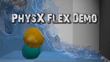 PHYSX FLEX DEMO - Incredible Physics Simulation