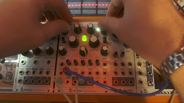 Mutable Instruments Blades - raw sound + Piston Honda - eurorack modular synth