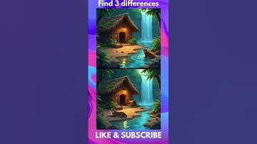 Only 1% Can Spot All the Differences! 🎯Test Your Eyes & Brain! 🧠 #spotthedifference #shorts