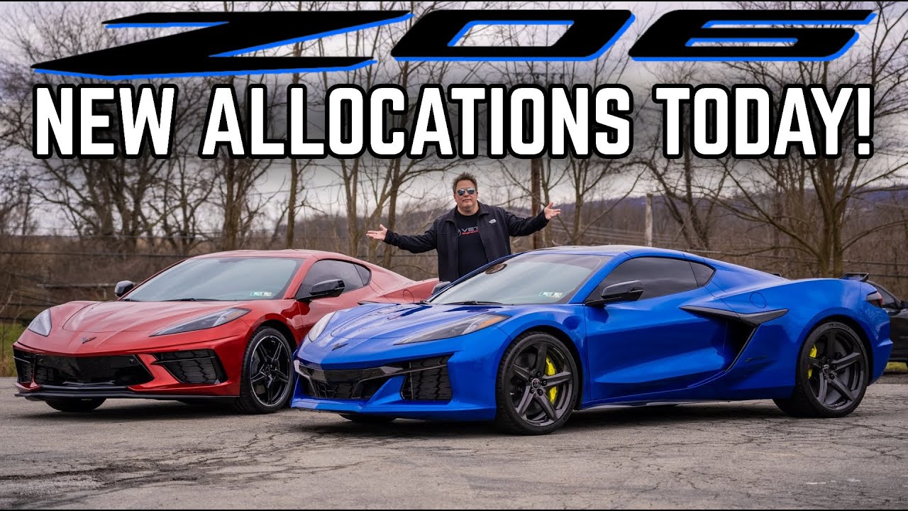 NEW C8 Corvette Z06 allocations AND GM tells us OFFICIALLY why the Corvette ERAY EXISTS!