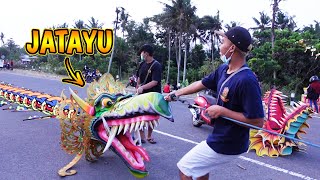LAYANGAN NAGA JATAYU GUNTUR KUSUMA TERBANG SAMPAI MALAM DI JLS BANTUL