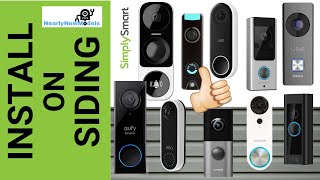 Install Smart Doorbell on Siding | Simple & Clean Look