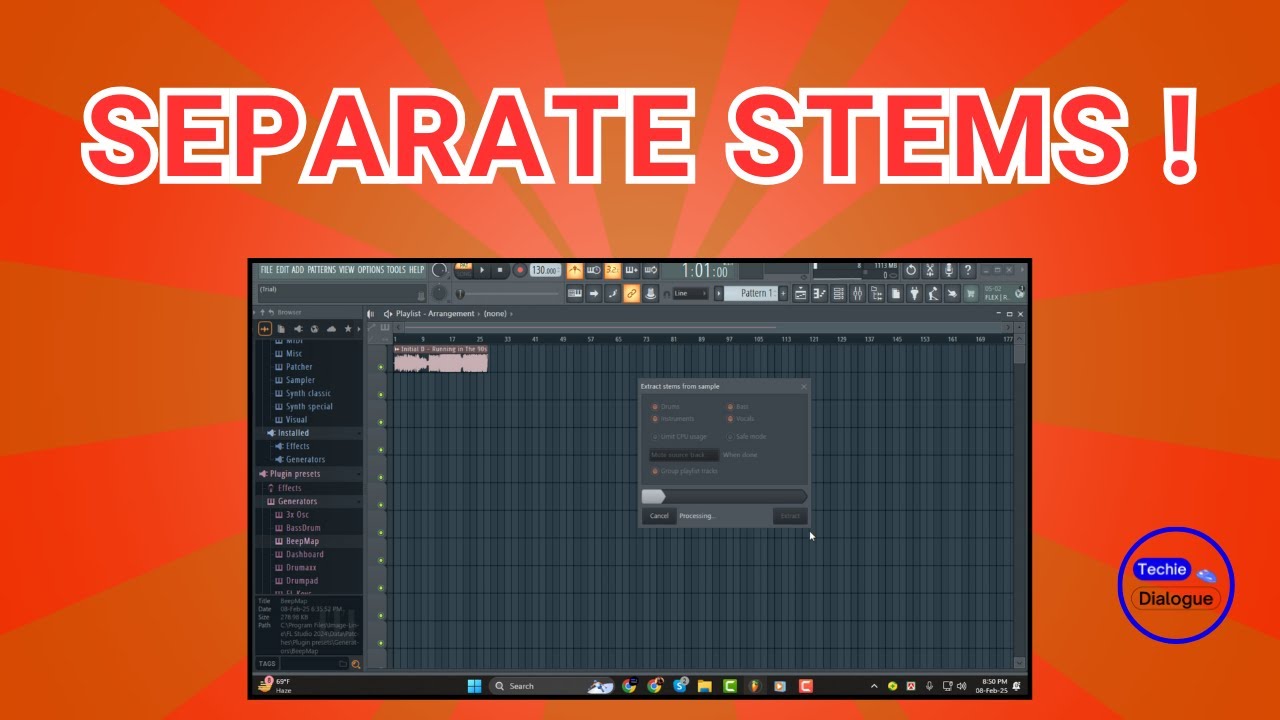 How to Separate Stems in FL Studio 24 - Quick Tutorial {2025} - YouTube