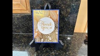 Handmade Thank You Card