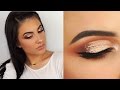 Glitter Cut Crease Makeup for Hooded Eyes