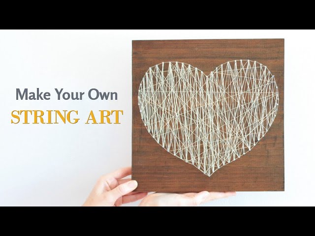 String Map Art · How To Make String Art · Art and Decorating on Cut Out +  Keep