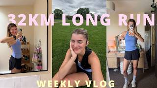 The final *32km!!* long run before Berlin Marathon⭐️ | Weekly Vlog
