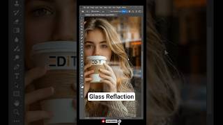 Glass Reflaction #photoshop #blurtoclear #editingtutorial #adobephotoshop