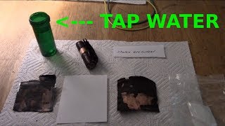 Li-Ion 18650 salvaged parts + water ?