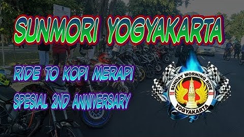 Sunmori Yogyakarta Ride to Kopi Merapi || Cobain Mic External Action Cam