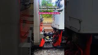 Momen Ketika Lokomotif CC206 Bergandengan dengan KRL INKA CLI-225 #keretaapi #kai #train #railway