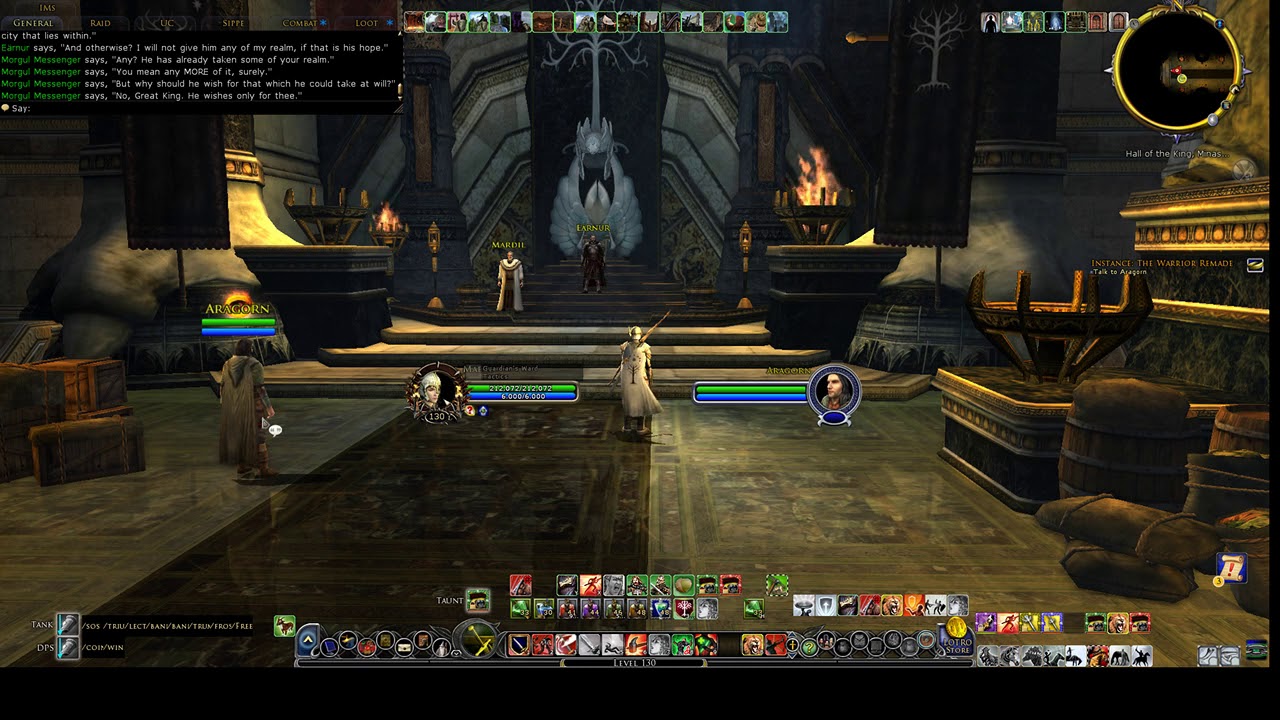 The Witch-King challenges Earnur, the last king of Gondor, to a duel