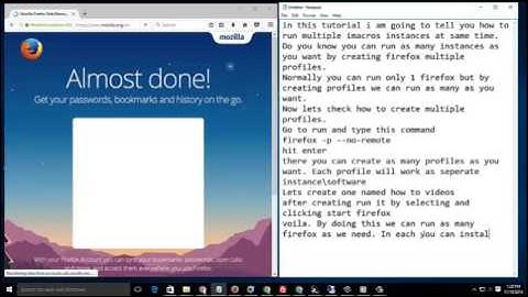 how to run multiple imacros by creating firefox profiles035