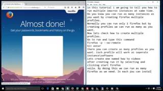 how to run multiple imacros by creating firefox profiles035
