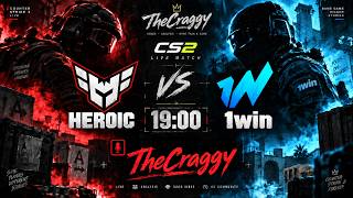 HEROIC vs. 1win - Thunderpick World Championship 2026 Closed Qualifier LIVE by @TheCraggyCS screenshot 1