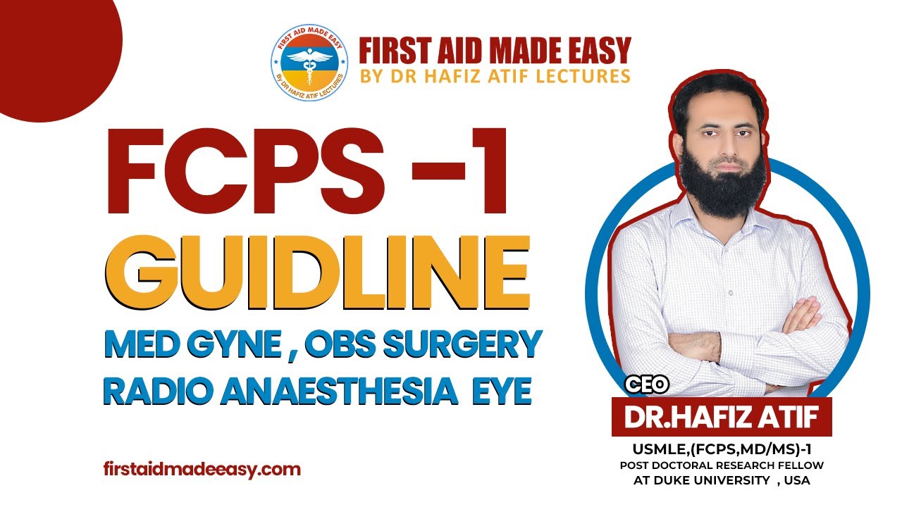 Crack FCPS-1 2025 with Dr Hafiz Atif's Proven Exam Strategy | FAME