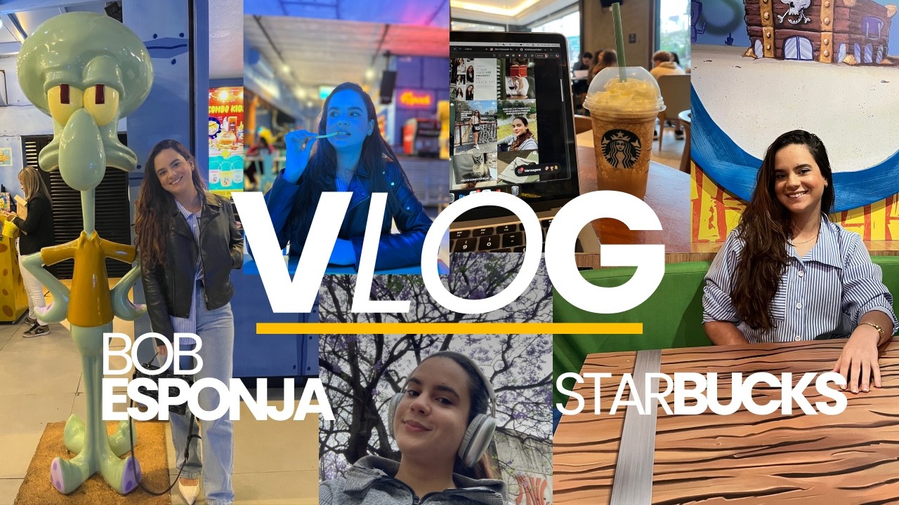 Fui no restaurante do Bob Esponja | starbucks | Dias produtivos em São Paulo