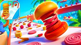 Burger Cannon: Cooking Run - Gameplay Walkthrough (Android/iOS) Part 12