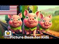 🚂🐷 The Three Little Pigs&#39; Train Adventure | Fun Storytime for Kids | TinySchool TV 📚