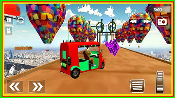 Tuk Tuk Rickshaw 3D Stunt Auto Rickshaw Stunt Games 2021 Android Gameplay👌💯 [1]