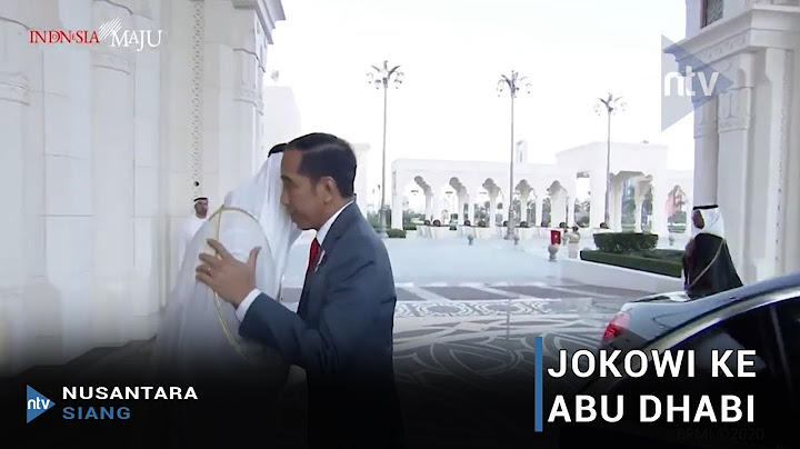 Presiden Jokowi Disambut Upacara Kenegaraan Di Abu Dhabi