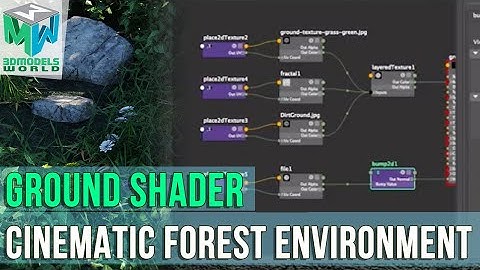 Part 2: Ground Shader - Maya Arnold Cinematic Forest Environment Tutorial